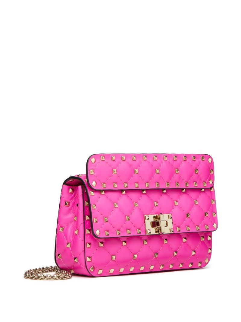 Rockstud Spike Small Leather Shoulder Bag