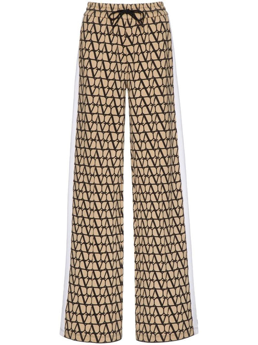 Beige Toile Iconographe Wide-leg Trousers
