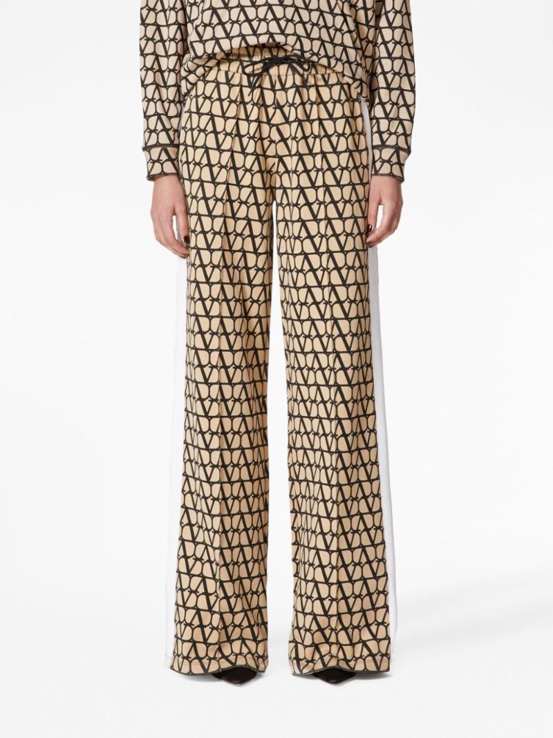 Beige Toile Iconographe Wide-leg Trousers