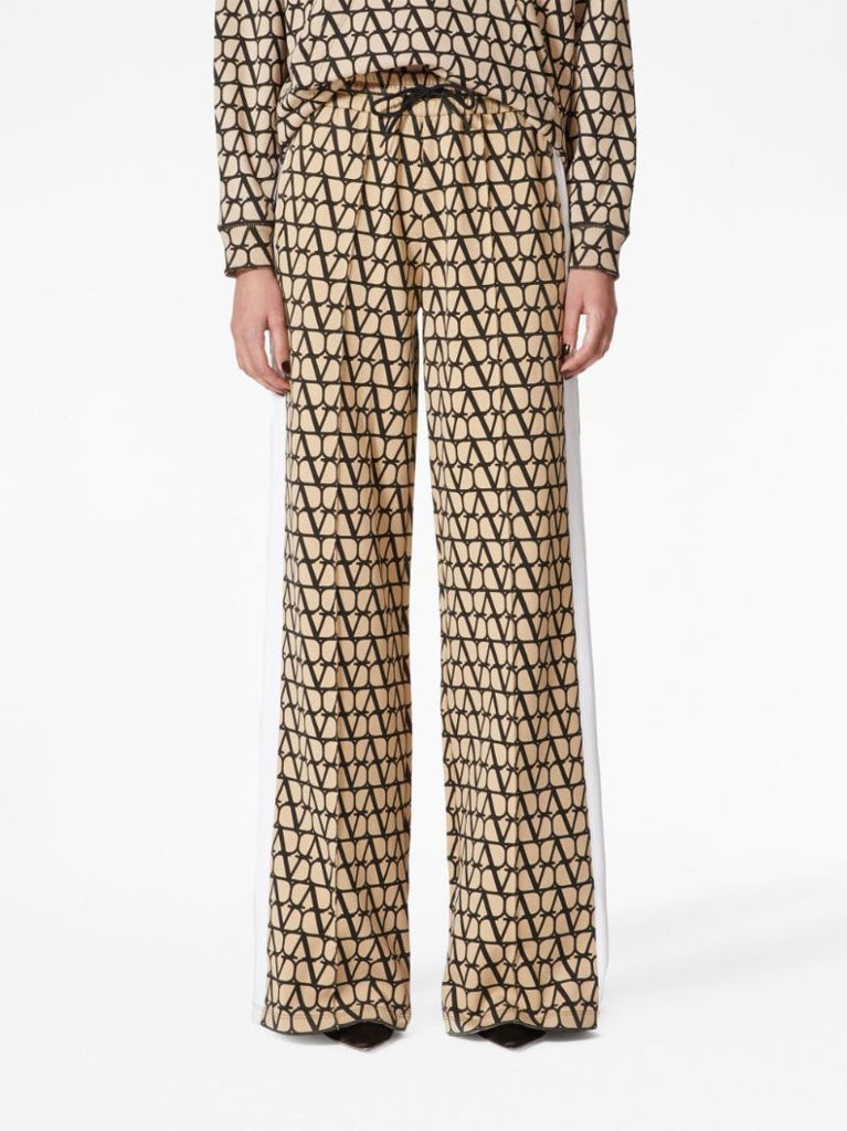 Beige Toile Iconographe Wide-leg Trousers
