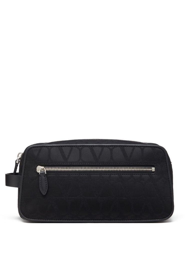 Black Toile Iconographe Wash Bag