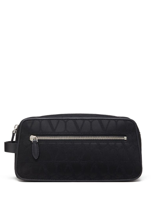 Black Toile Iconographe Wash Bag