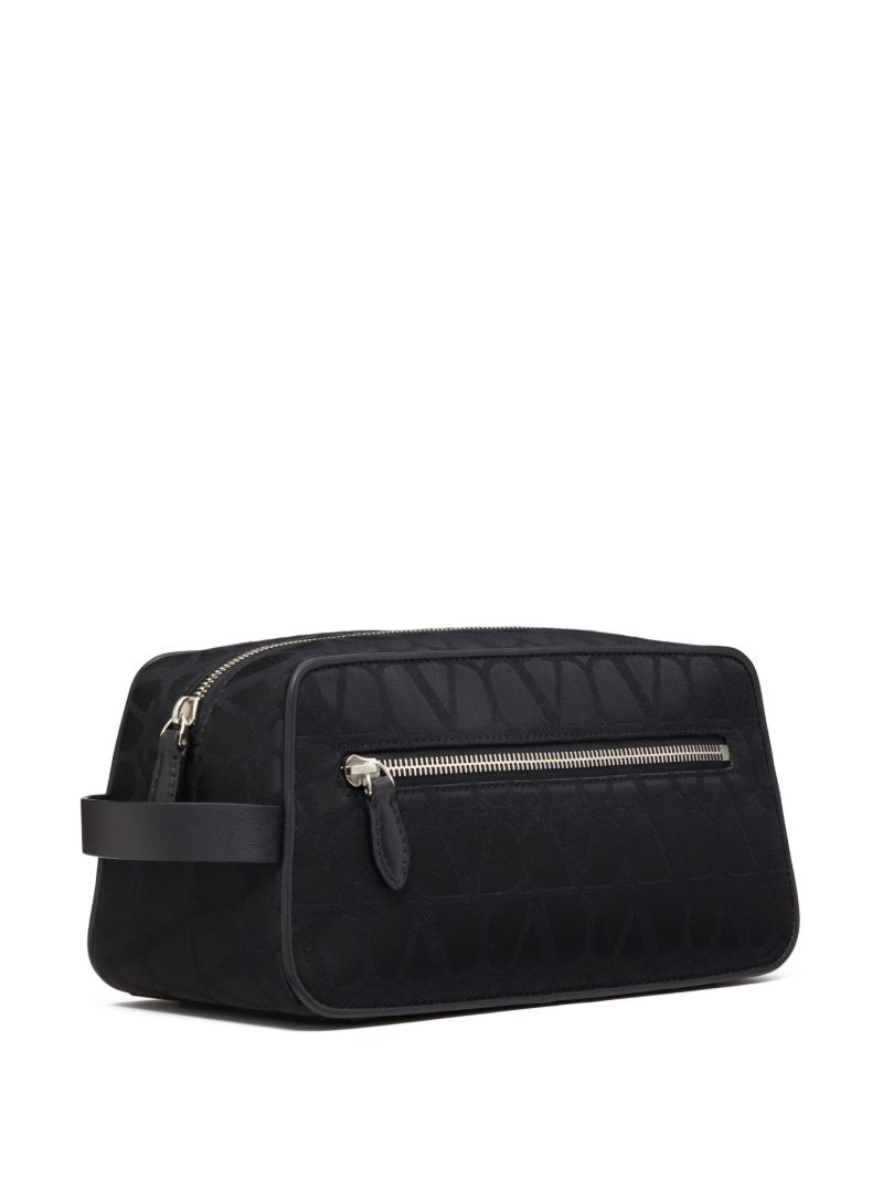 Black Toile Iconographe Wash Bag