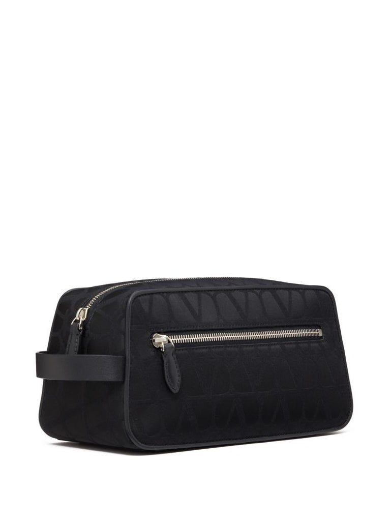 Black Toile Iconographe Wash Bag