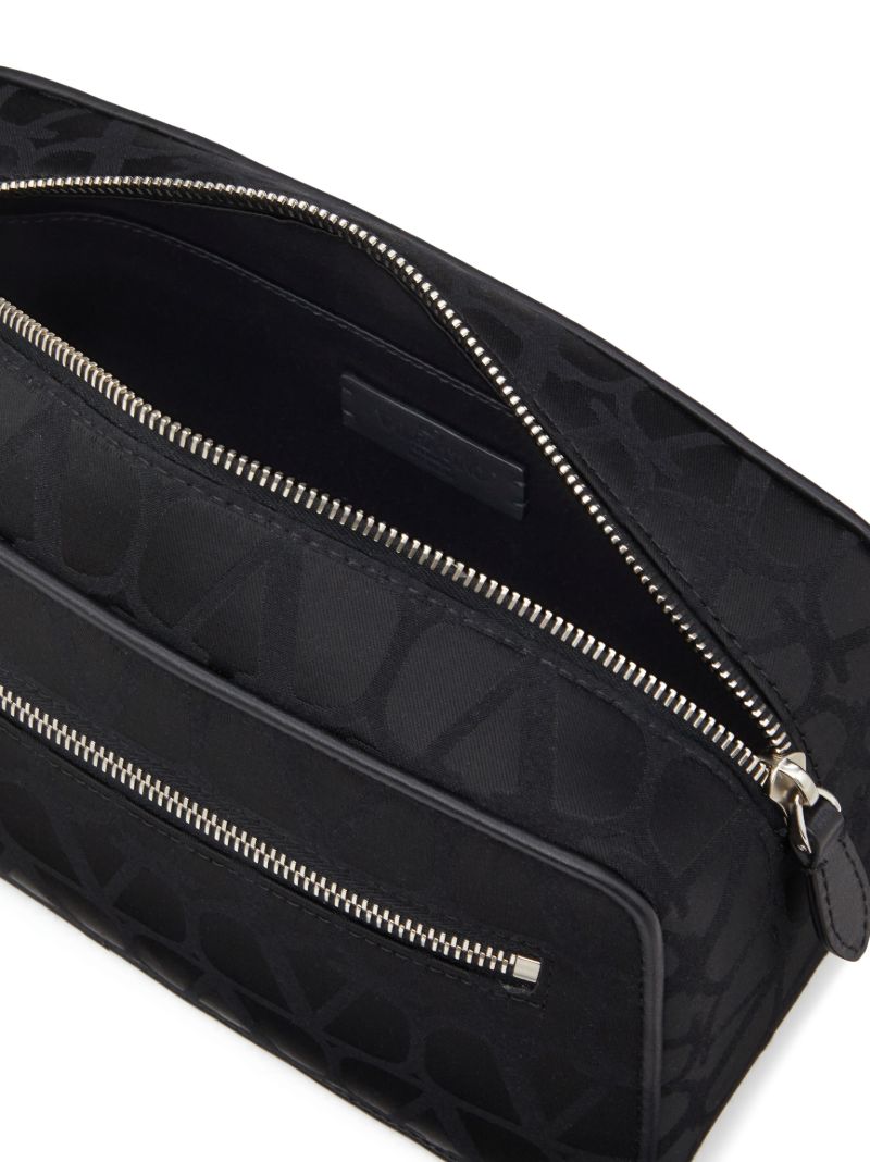 Black Toile Iconographe Wash Bag