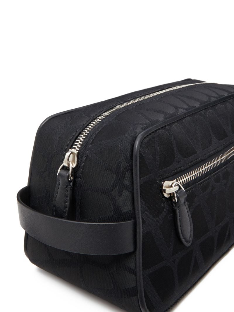 Black Toile Iconographe Wash Bag