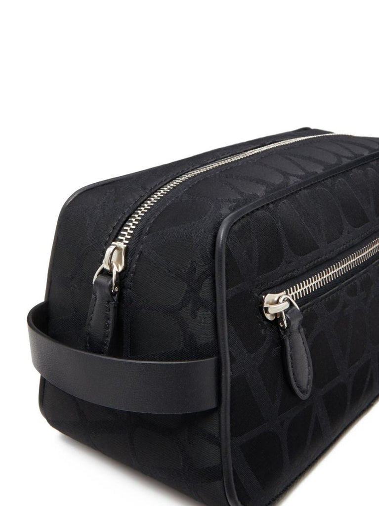 Black Toile Iconographe Wash Bag
