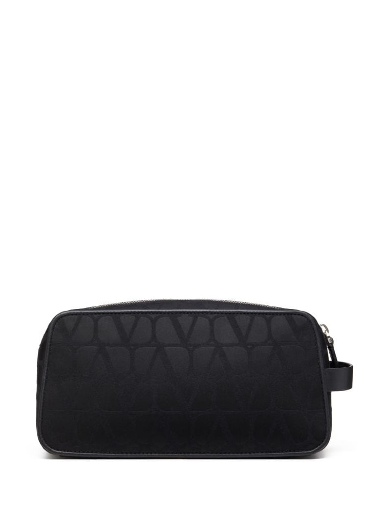 Black Toile Iconographe Wash Bag