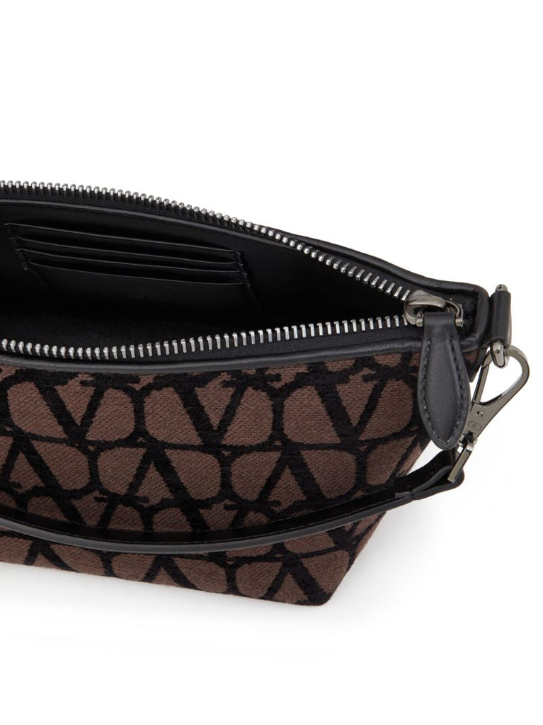 Brown Toile Iconographe Shoulder Bag