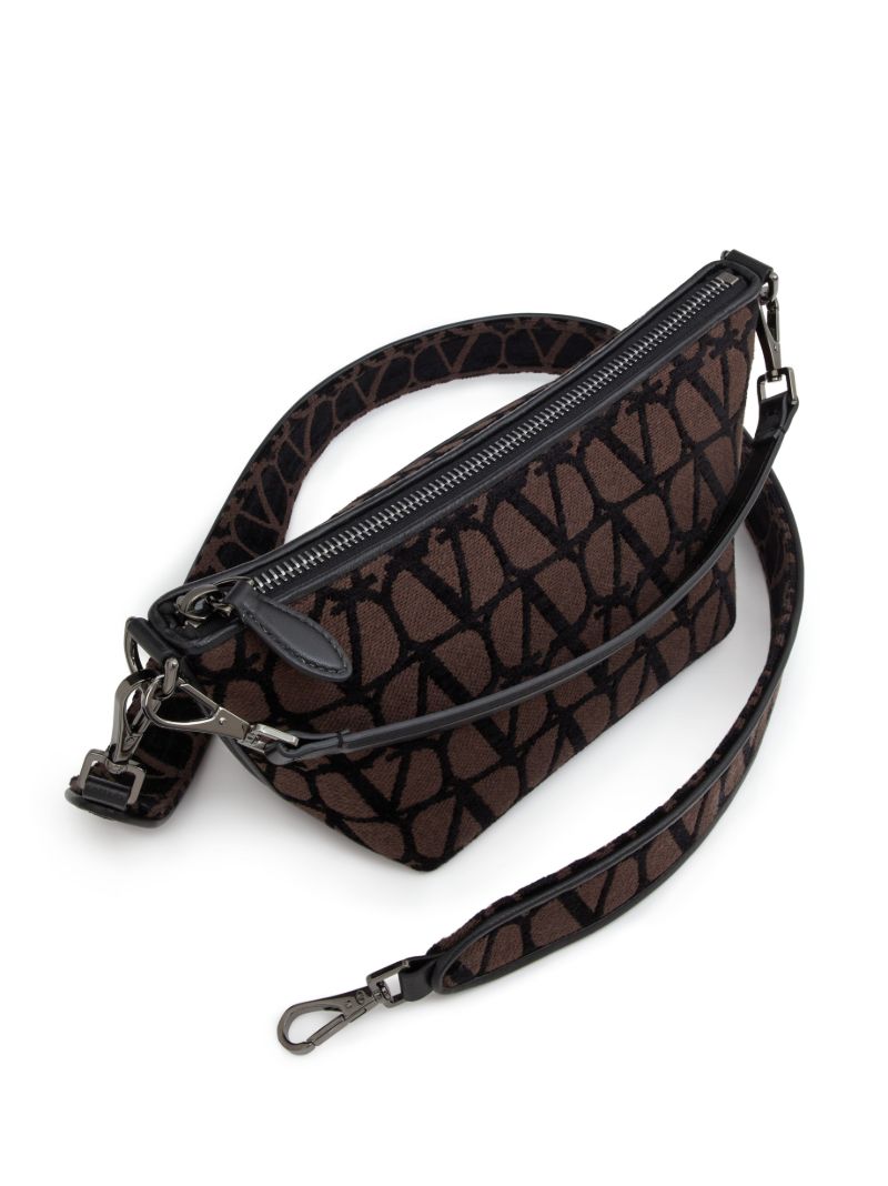 Brown Toile Iconographe Shoulder Bag