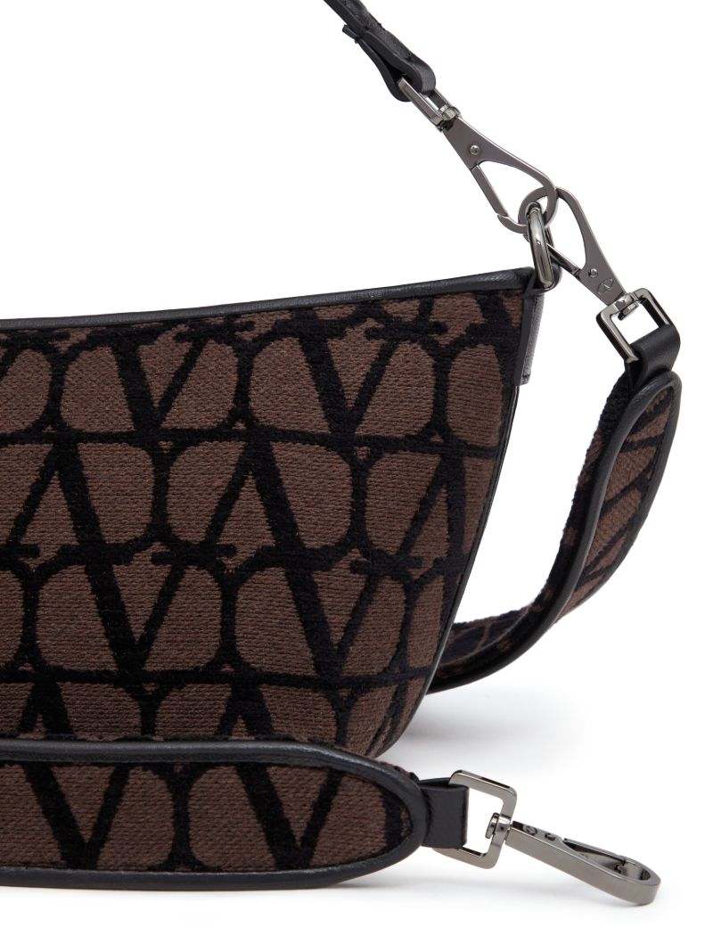 Brown Toile Iconographe Shoulder Bag