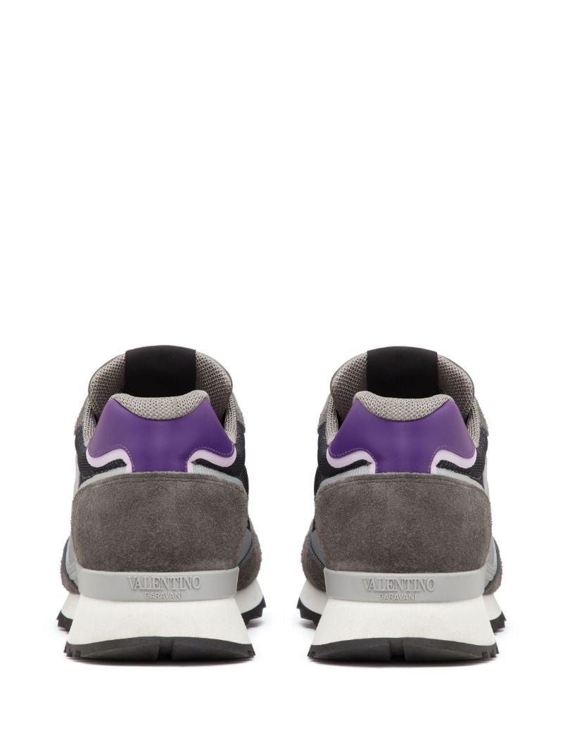 Grey Vlogo Pace Panelled Sneakers