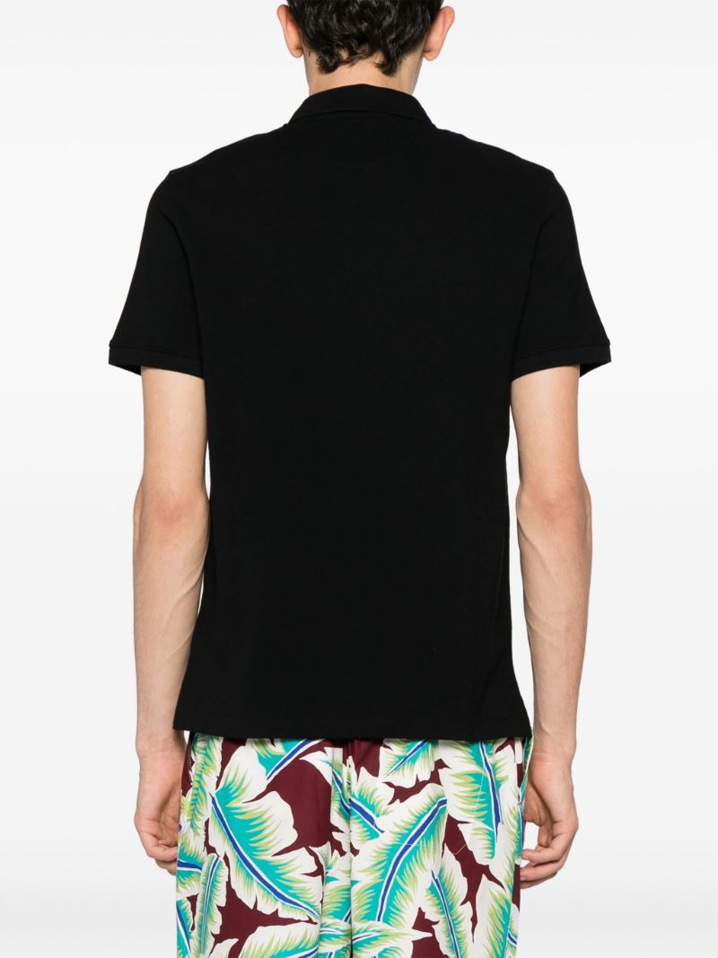Black Vlogo Signature Polo Shirt