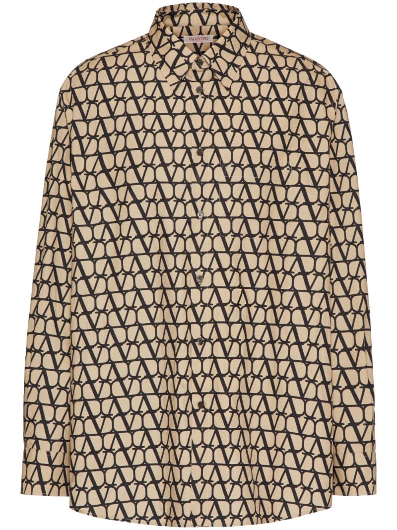 Neutral Toile Iconographe-print Cotton Shirt
