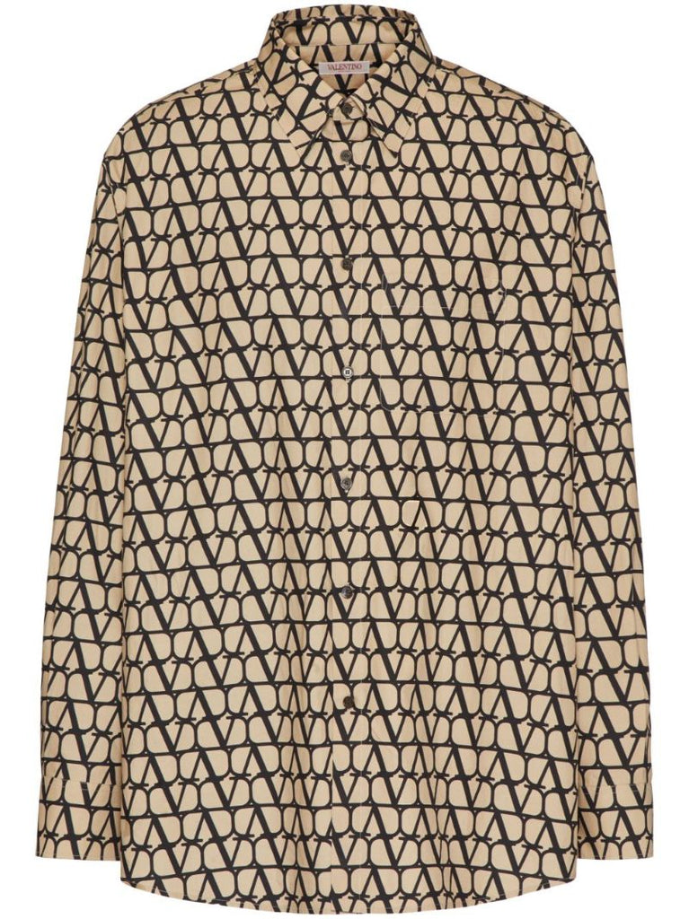 Neutral Toile Iconographe-print Cotton Shirt