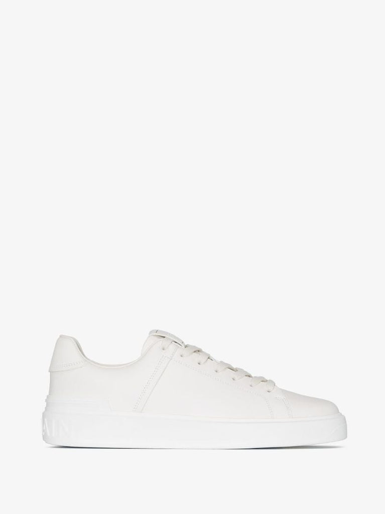 White B-court Leather Sneakers