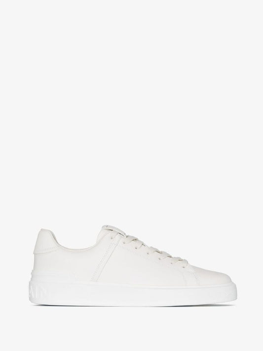 White B-court Leather Sneakers