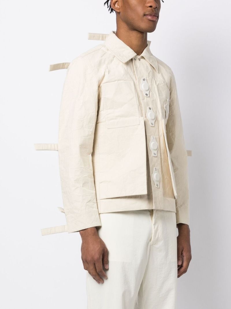 Neutral Tab Eyelet Jacket