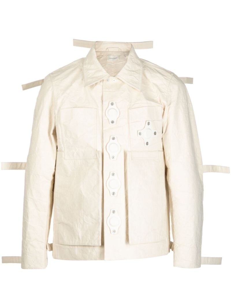 Neutral Tab Eyelet Jacket
