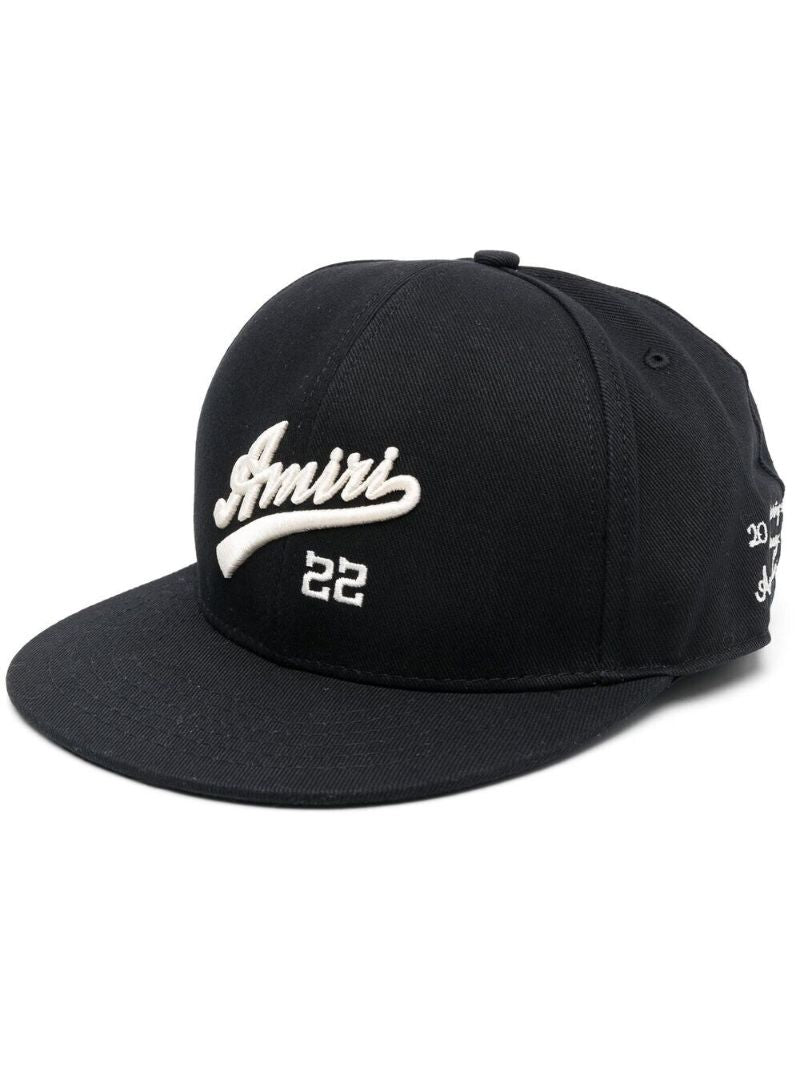 Black Logo-embroidery Baseball Cap