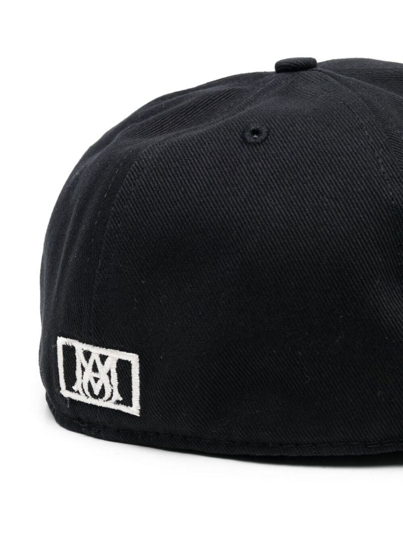 Black Logo-embroidery Baseball Cap