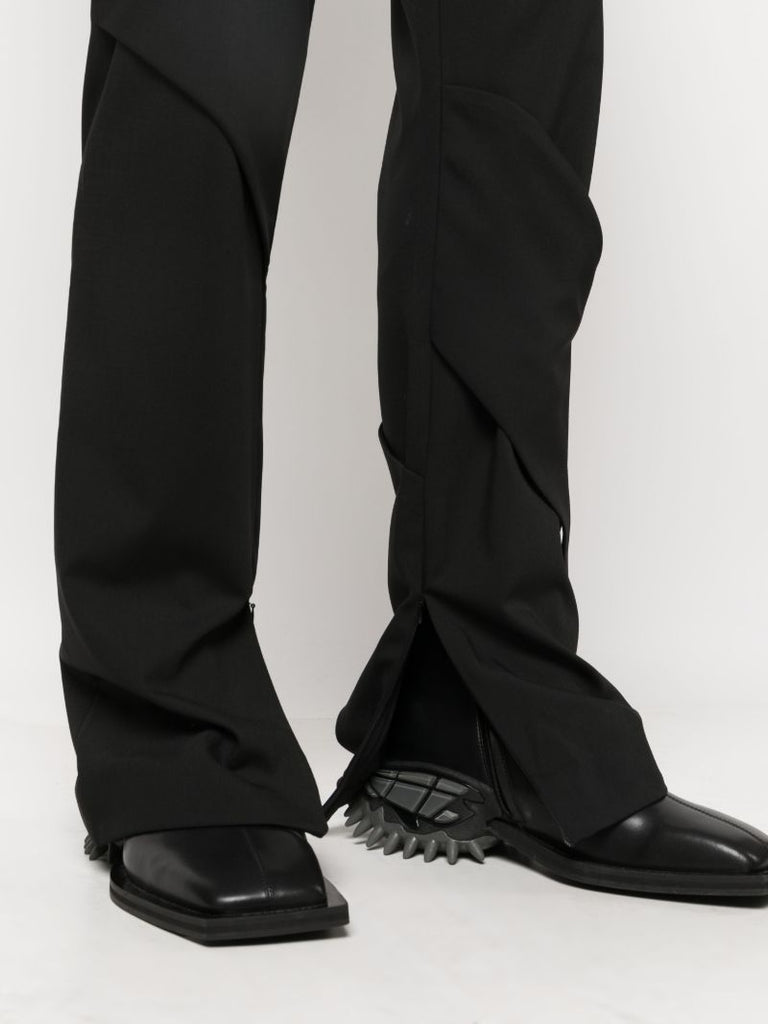 Black Integrated Tailored Trousers
