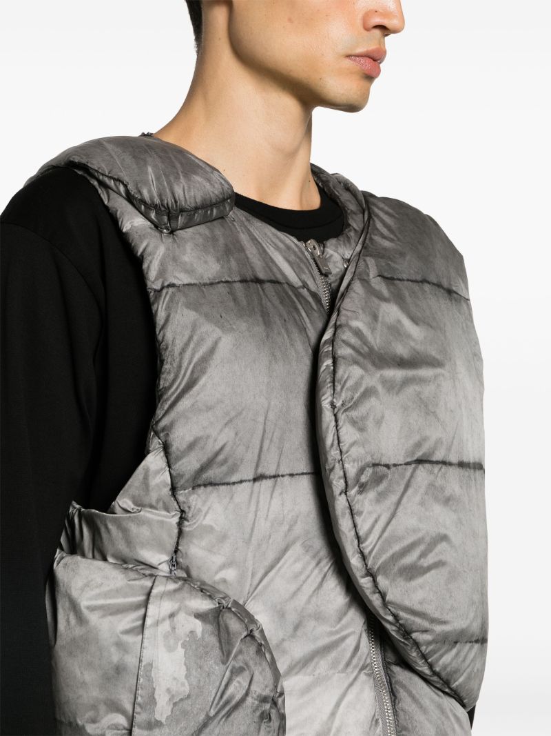 Grey Weathering Puffer Gilet
