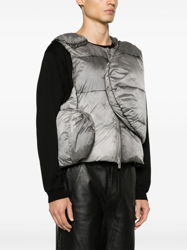 Grey Weathering Puffer Gilet