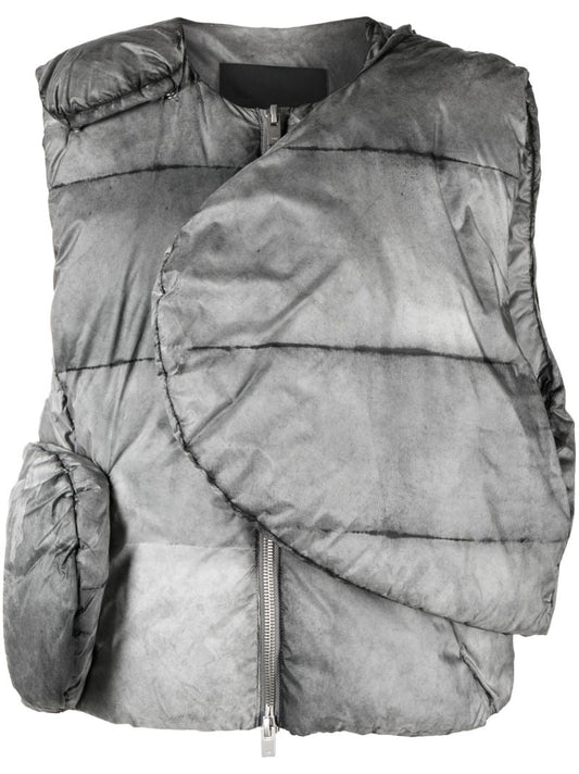 Grey Weathering Puffer Gilet