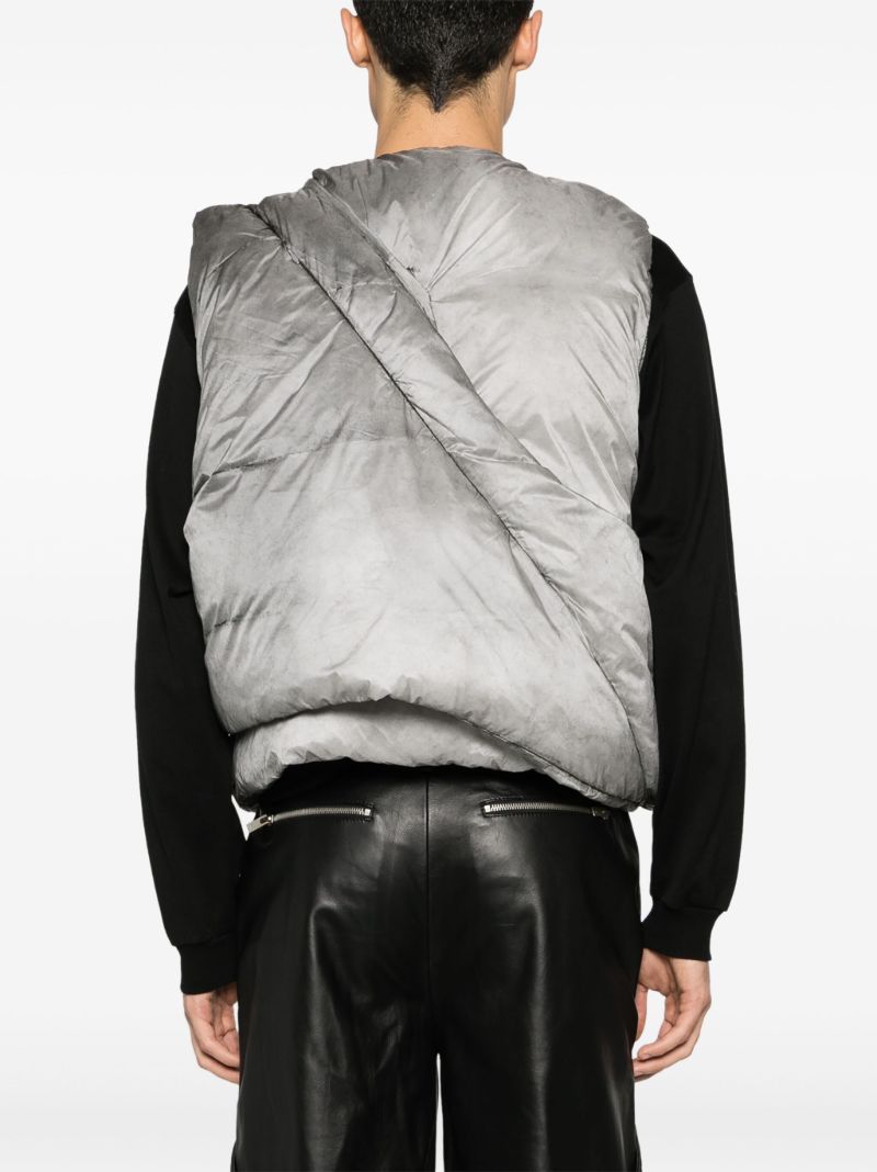 Grey Weathering Puffer Gilet