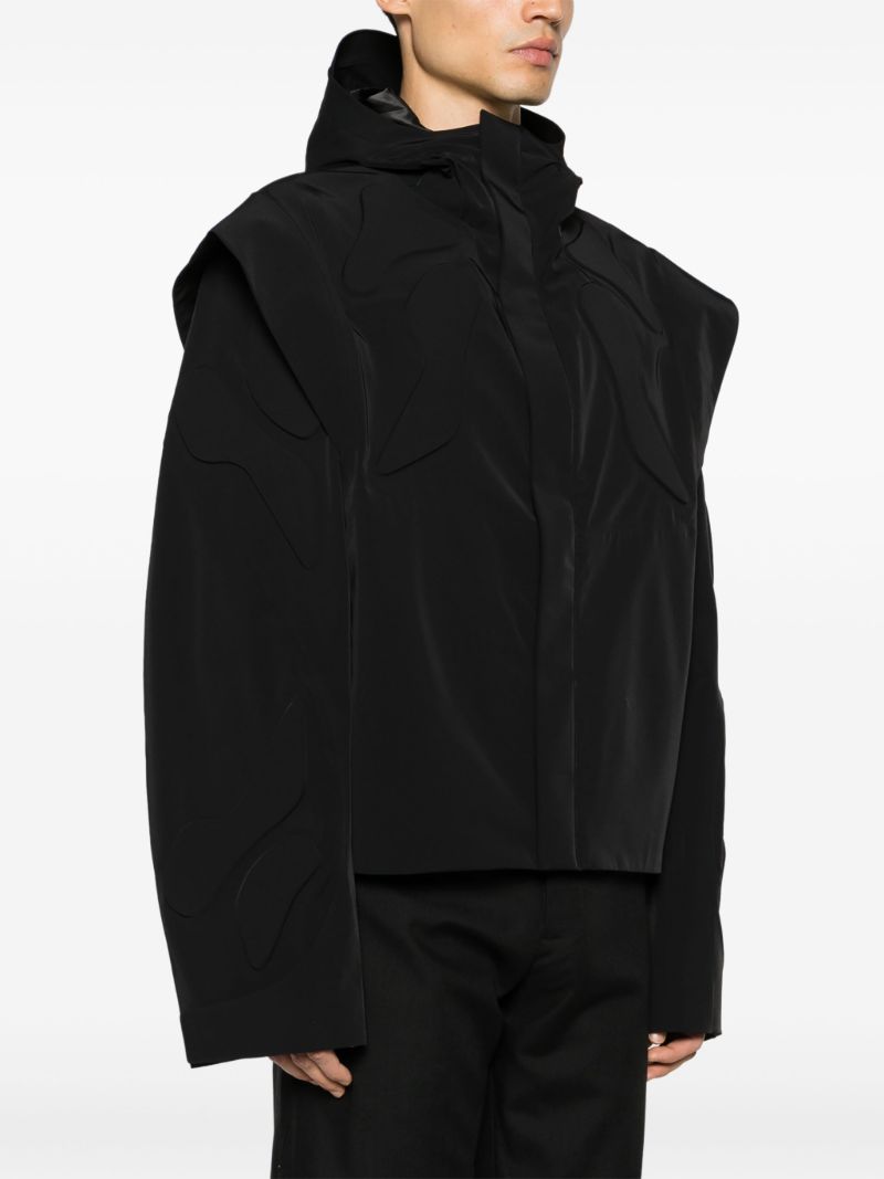 Black Fettle Hooded Jacket
