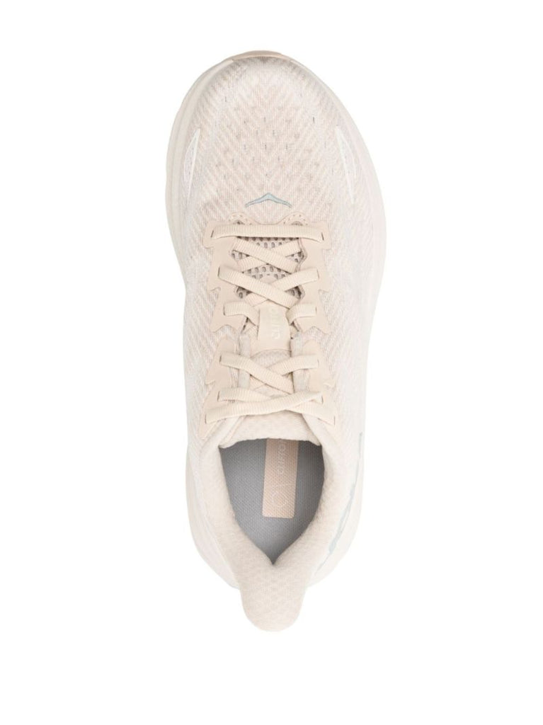 Neutral Clifton 9 Panelled Sneakers