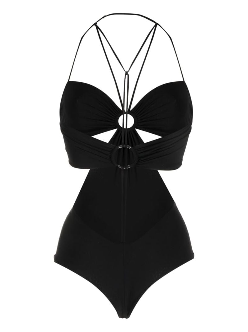 Black Cut-out Swimsuit