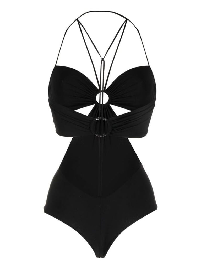 Black Cut-out Swimsuit