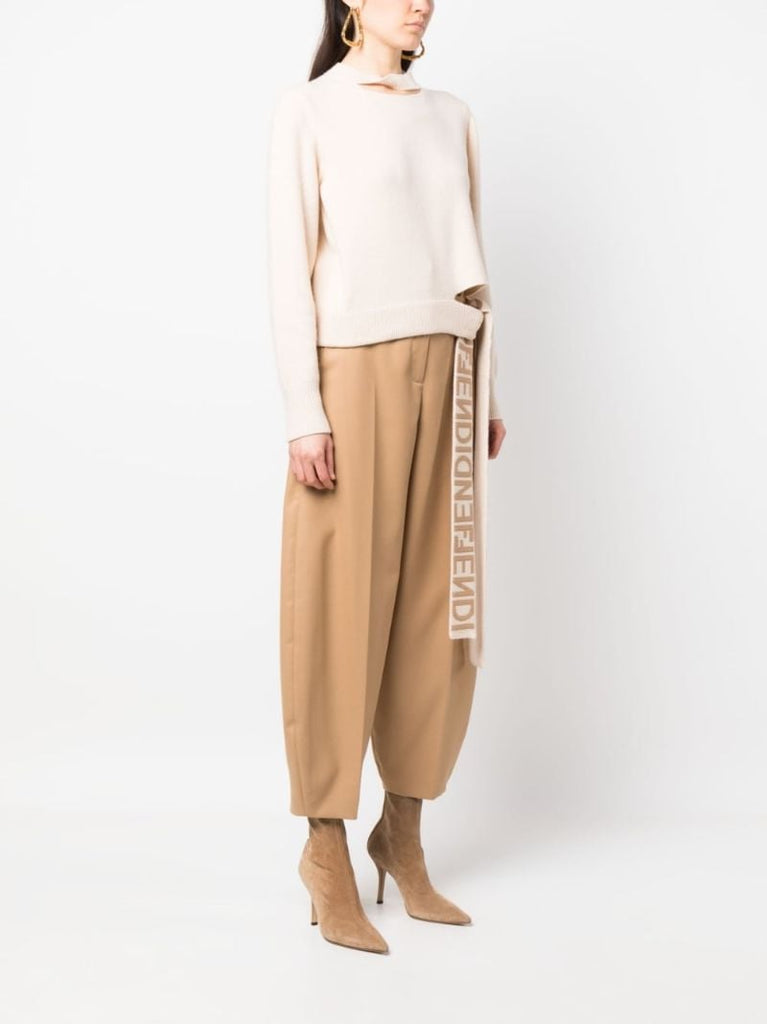 Beige Knitted Jumper