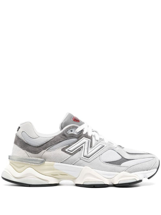 Grey 9060 Panelled Low-top Sneakers