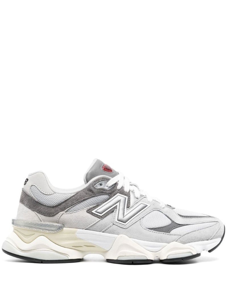 Grey 9060 Panelled Low-top Sneakers