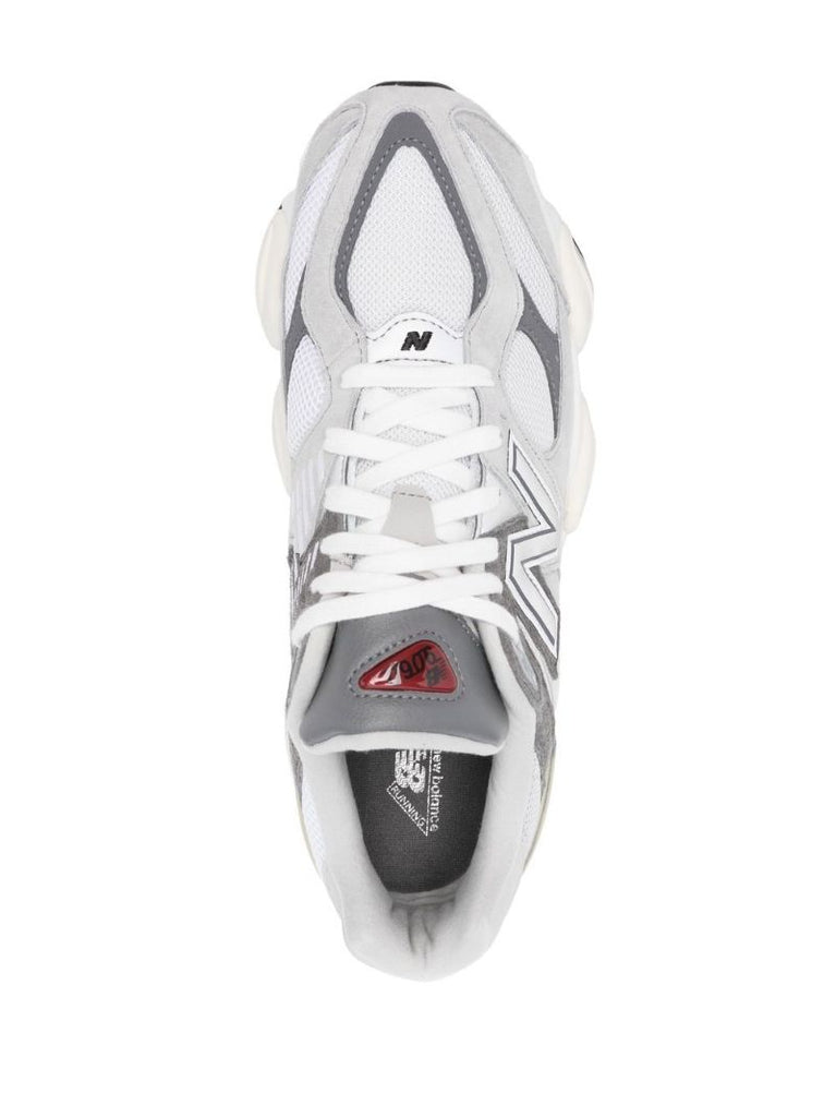 Grey 9060 Panelled Low-top Sneakers