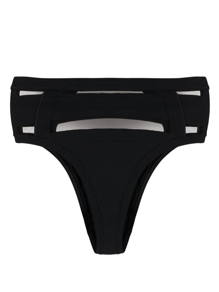 Black Fynlee High-waisted Bikini Bottoms