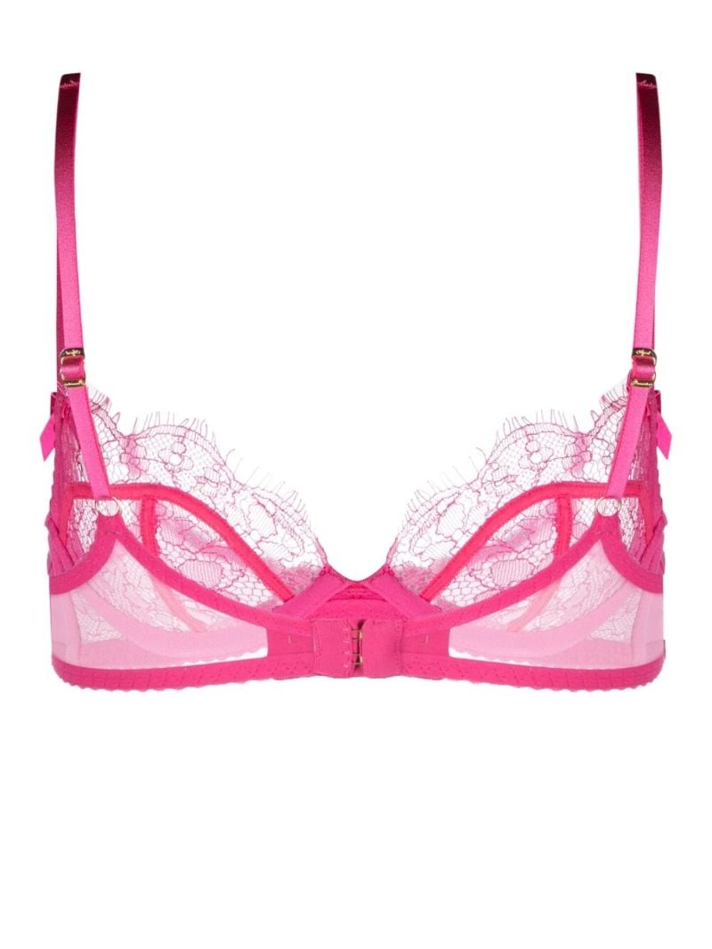 Pink Lorna Lace Underwired Bra