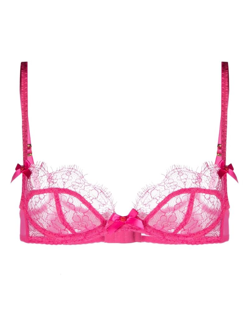 Pink Lorna Lace Underwired Bra