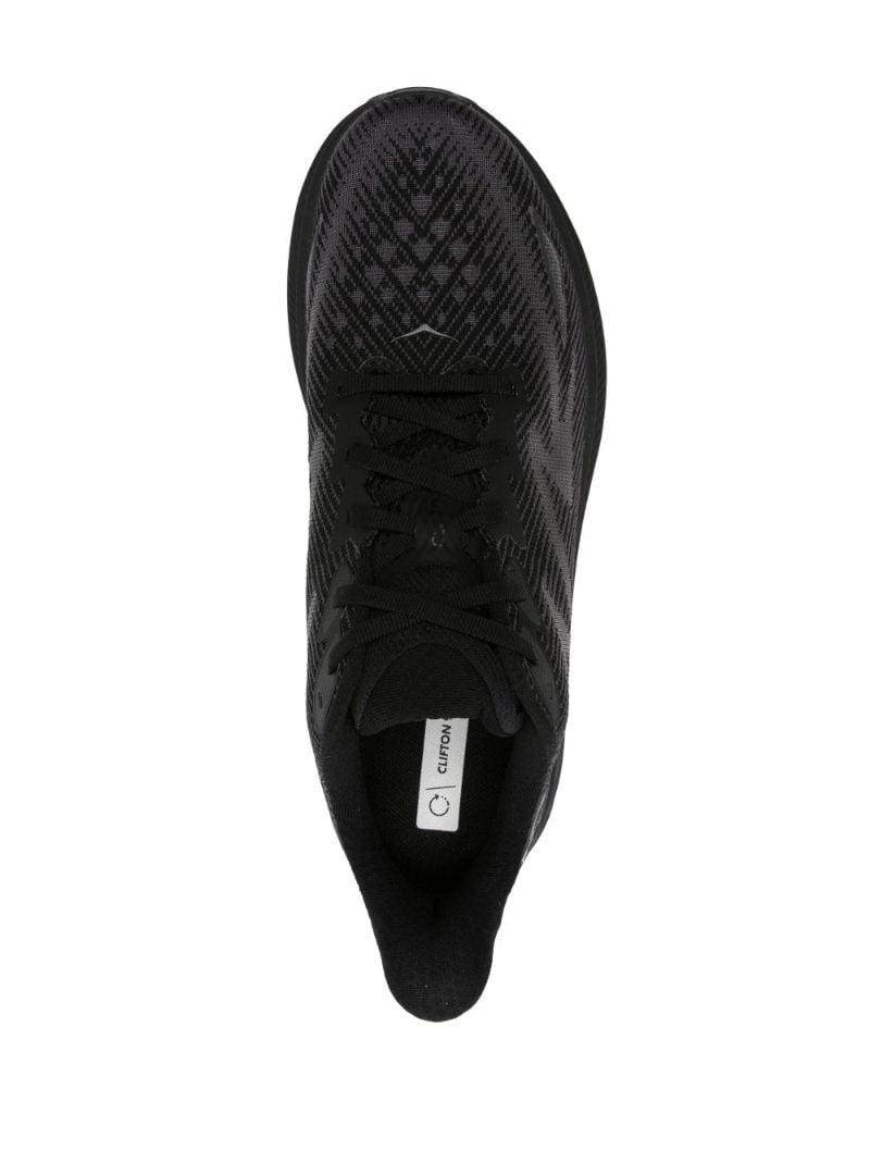 Black Clifton 9 Running Sneakers