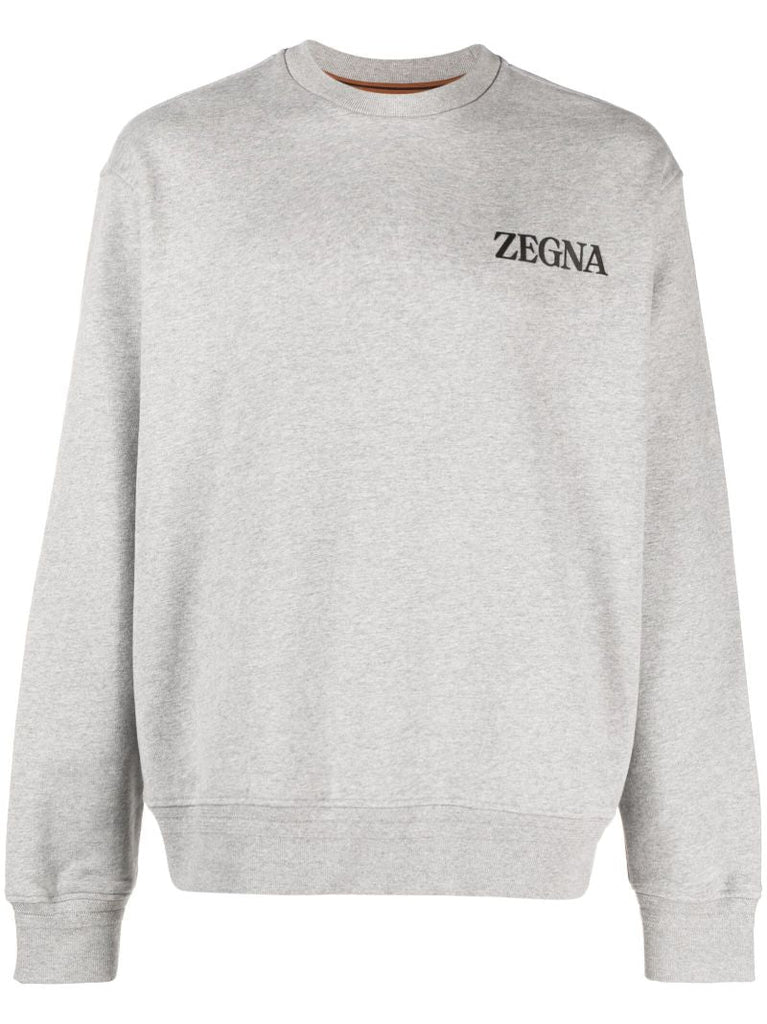 Grey Usetheexisting Cotton Sweatshirt