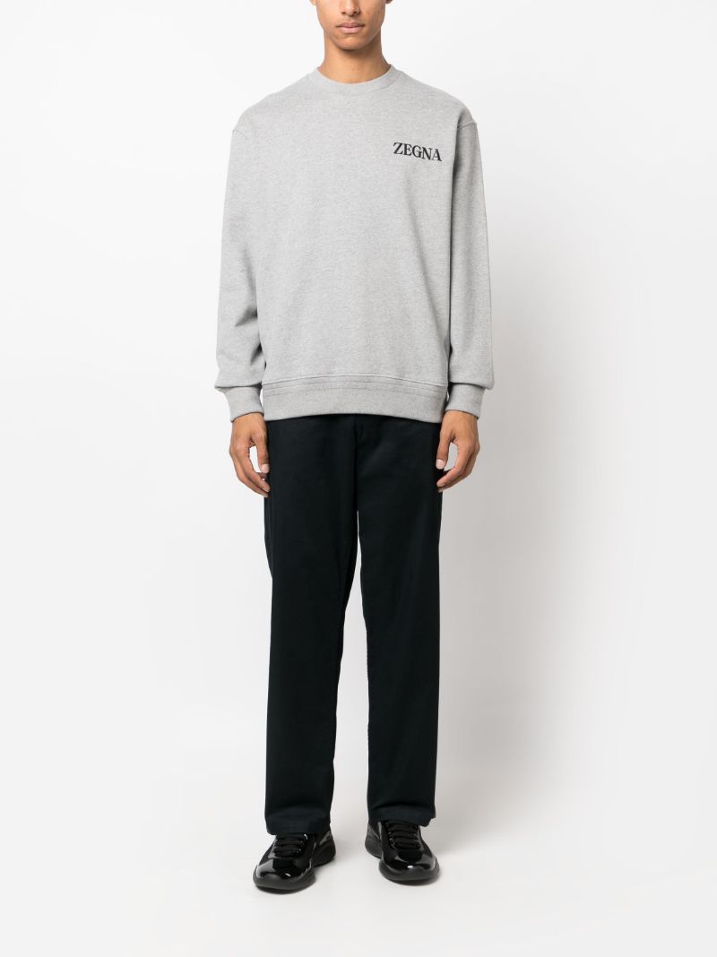 Grey Usetheexisting Cotton Sweatshirt