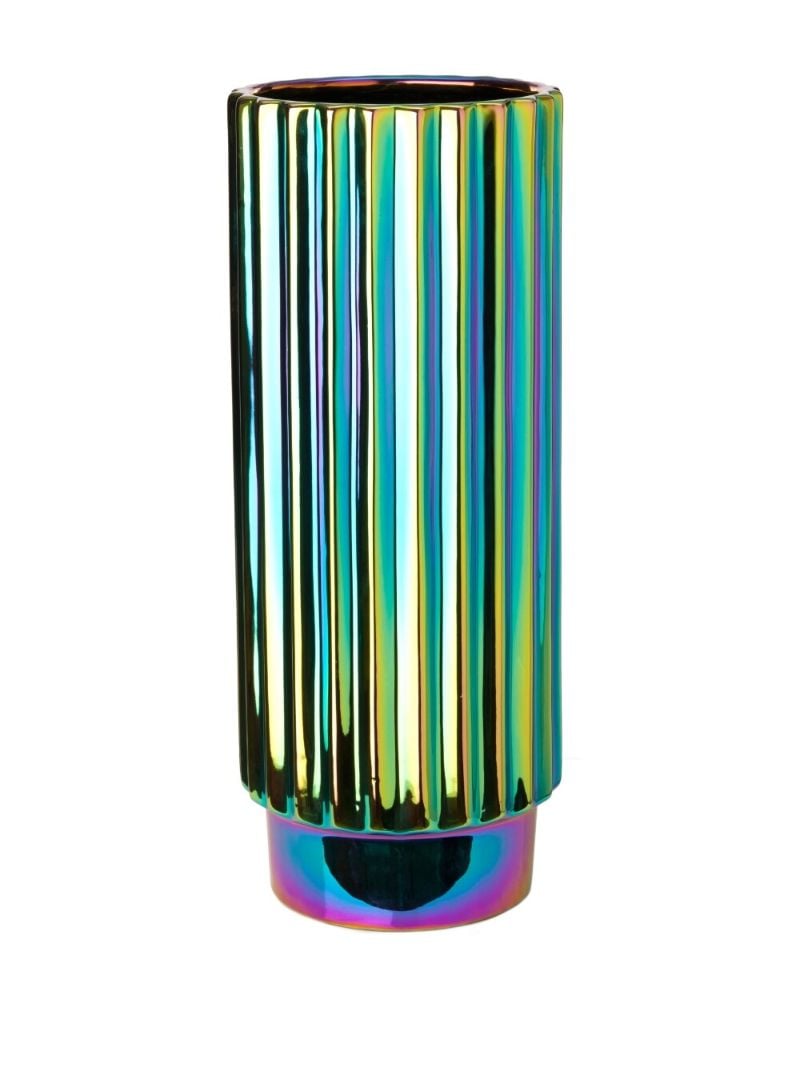 Multicolour Oily Folds Vase