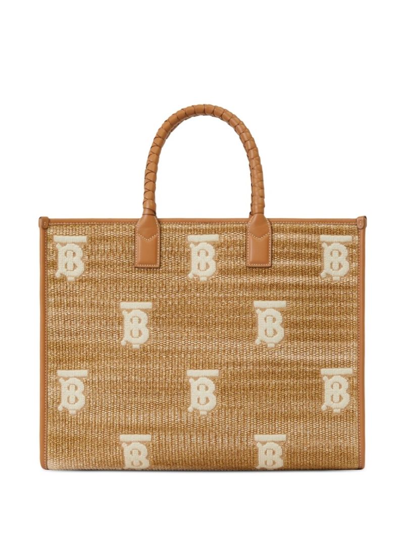 Neutral Freya Medium Tote Bag