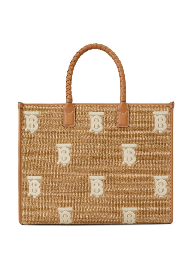 Neutral Freya Medium Tote Bag