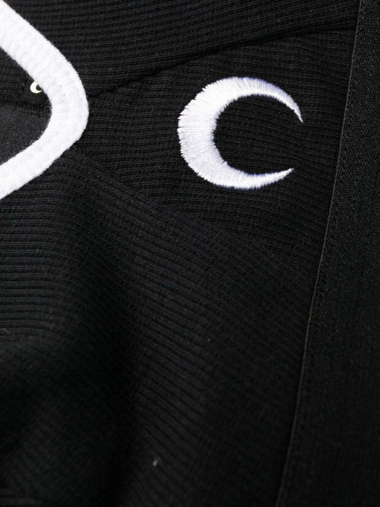 Black Crescent Moon Organic Cotton Bralette