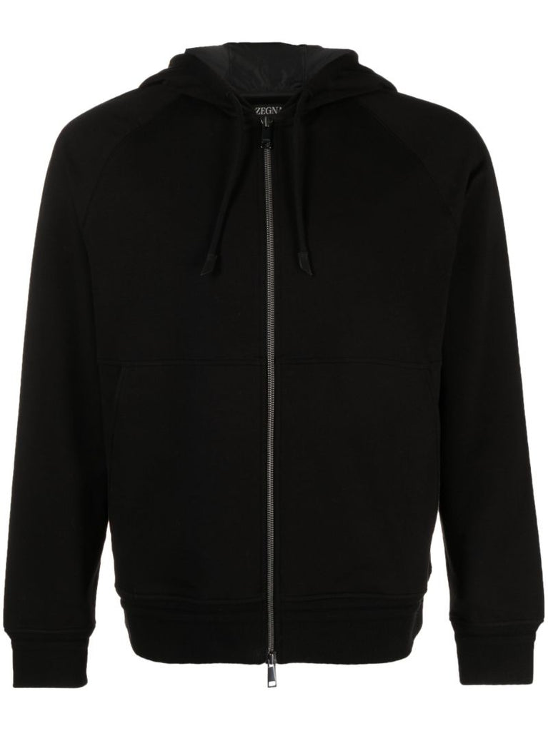 Black Zip-up Hoodie