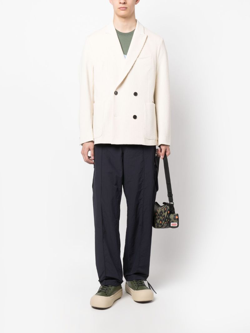 Blue Pop Cargo Trousers